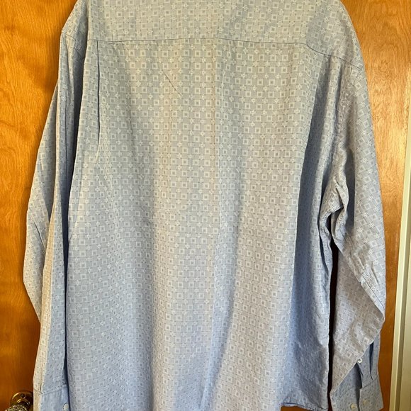 (2) Patterned Cotton Collared Shirts // Johnston & Murphy Men's Size XXL - Picture 13 of 13